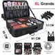 thumbnail image 2 of XL Grande Estuche de Maquillaje de Viaje - Con Espejo, 41x30x13cm Bolsa de Cosméticos, Profesional Organizador de Maquillaje Impermeable, Divisor Ajustable Bolsa de Almacenamiento para Cosméticos, 2 of 8