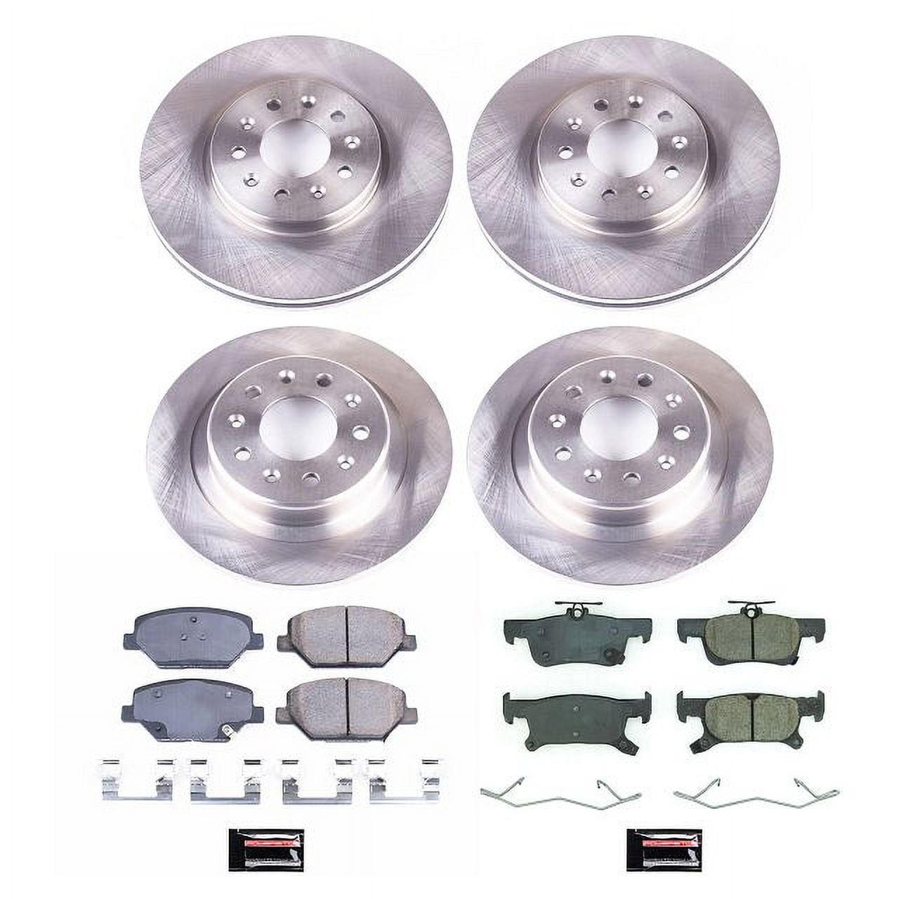 PowerStop Front and Rear Stock Replacement Brake Pad and Rotor Kit Fits: BUICK Select Models KOE8632