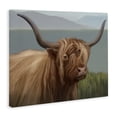 thumbnail image 2 of Stupell Industries Southwestern Scottish Highland Cattle Landscape Canvas Art, 20 x 16, by Matthew Piotrowicz, 2 of 8