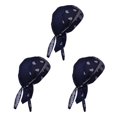 thumbnail image 1 of 2pcs Women Mens Soft Cotton Chemo Cancer Headscarf Hat Salvador Sombreros de pirata ciclista, 1 of 9