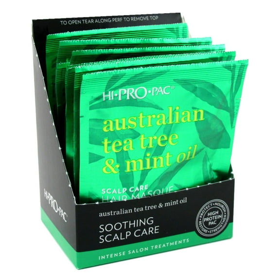 Hi-Pro Packette Tea Tree & Mint Oil Hair Masque 1.75 Ounce (8 Pack)
