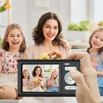 ROLKFUK Digital Camera,HD 1080p Camcorder with Night Vision–Portable Mini Pocket Video Recorder,Kids Camera for Home Movies,Battery Charger Included–Great for Gifts,on Save