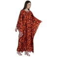 thumbnail image 2 of Moomaya Hoodie Caftan Kimono Sleeve Swimsuit Cover Up Side Split Beach&nbsp;Kaftan, 2 of 8