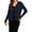 Navy Blue, variant on Soft Button-Up Cardigan for Women Lightweight Long Sleeve Knit Sweater, Dressy Shrugs for Dress,Navy Blue L