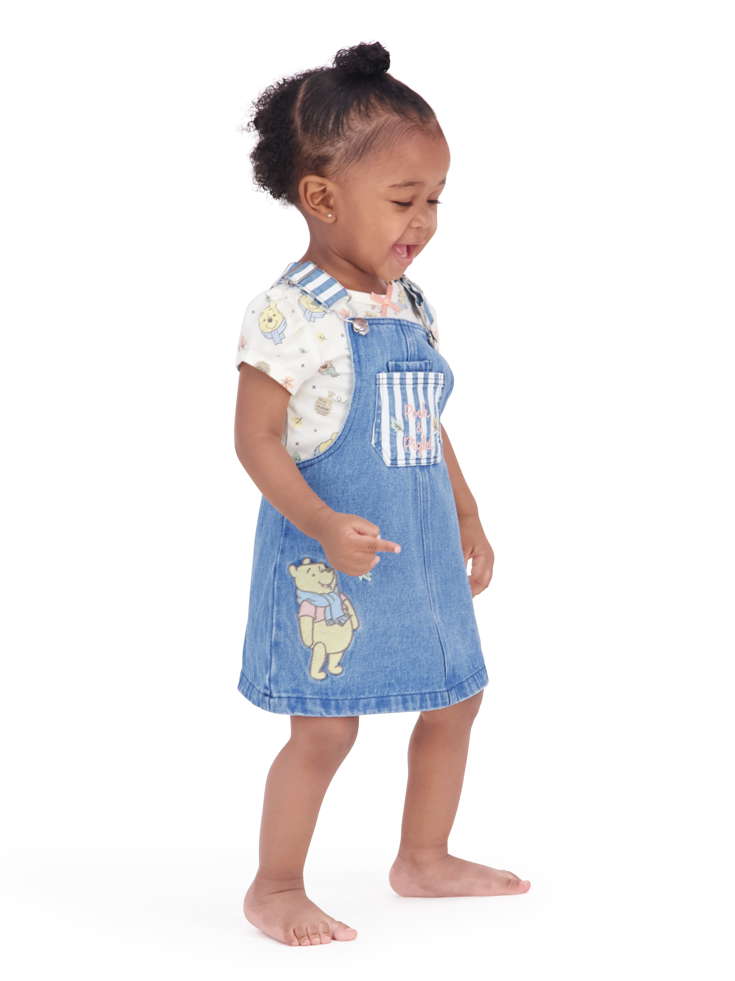 Winnie The Pooh Baby Girl 2 Piece Jumper Set, Sizes 0-24 Months
