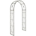 thumbnail image 2 of SAFAVIEH Atticus Outdoor Patio Archway, Rustic Brown, 2 of 10