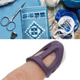 thumbnail image 4 of Thimble Pads, Purple Large Thimble Rubber Finger Pads Reusable For Sewing For Quilting For Handcrafting, 4 of 8
