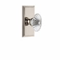 thumbnail image 4 of Grandeur Burgundy Crystal Door Knob with Carre Plate, 4 of 5