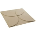 thumbnail image 6 of Ekena Millwork 19 5/8"W x 19 5/8"H Primrose EnduraWall Decorative 3D Wall Panel, UltraCover Satin Smokey Beige (12-Pack for 32.04 Sq. Ft.), 6 of 6