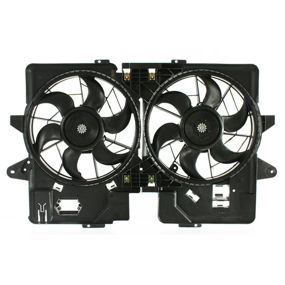 Agility Auto Parts 6010138 Dual Radiator and Condenser Fan Assembly for Ford Specific Models