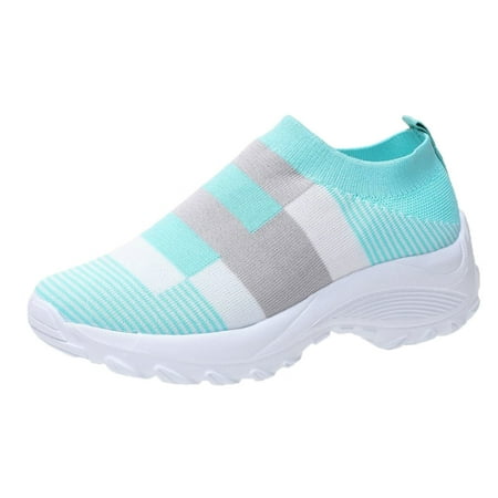 

Sneakers for Women Women Outdoor Mesh Mixed Color Sports Shoes Runing Breathable Shoes Sneakers Womens Sneakers Mesh Blue 37