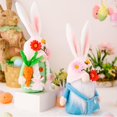thumbnail image 3 of Gnomos decoraciones de Pascua de Primavera YONGSHENG 2 uds Conejito de peluche Tomte escandinavo, 3 of 4