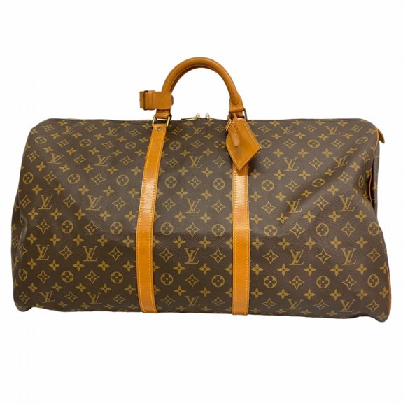 Pre-Owned Louis Vuitton Monogram Keepall 60 Boston Bag M41422 Brown Men's/Women's
