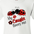 thumbnail image 4 of Inktastic My Cousin Loves Me with Cute Ladybugs Youth T-Shirt, 4 of 5