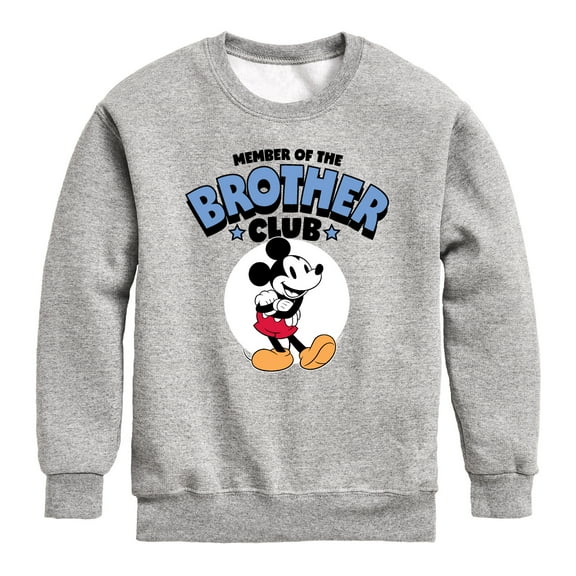 Disney - Member Of The Brother Club - Youth Crewneck Fleece Sweatshirt