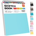 thumbnail image 1 of Cuaderno de bocetos Soucolor, 9 x 12, 100 hojas, encuadernado en espiral, 1 of 7