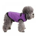 thumbnail image 3 of Pet Winter Zipper Vest Jacket Coat Clothes with Dual D Ring for Small Medium Dog, 3 of 11