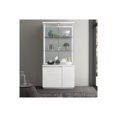 thumbnail image 4 of Whiteline Modern Living Cameron Vitrine High Gloss White, Back mirror and LED light, 2 adjustable shleves, 2 glass doors, 2 self-close doors with 1 shleve in the bottom., 4 of 4