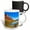 Multicolor, variant on 3drose, Sandy Beach River Access. Colorado River. Moab, Utah., 11oz Two-tone Yellow Mug