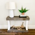 thumbnail image 4 of del Hutson Designs Wooden Barb Style Living Room Console Table, Natural, 4 of 5