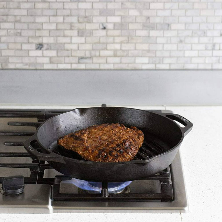 Lodge Cast Iron Lodge 12.56-in Cast Iron Skillet in the Cooking Pans &  Skillets department at