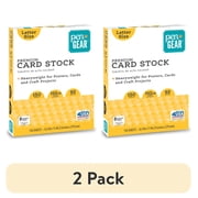 (2 pack) Pen+Gear Premium White Card Stock, 8.5" x 11", 110 lb, 150 Sheets
