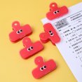 thumbnail image 3 of 2Pcs File Clip Strong Clamping Force Good Sealing Press Opening Space-saving Cartoon Eyes Document Clamp Office Supply, 3 of 4
