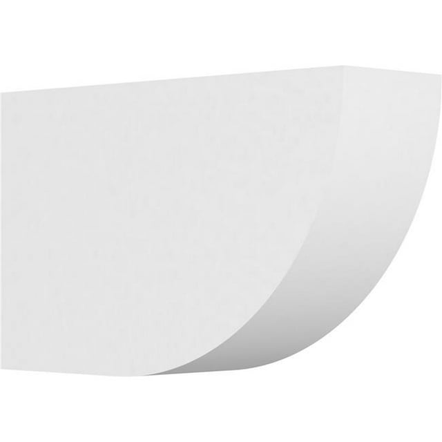 Ekena Millwork RFTP05X10X16DUR 10 x 5 x 16 in. Standard Durham Architectural Grade PVC Rafter Tail