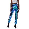 thumbnail image 5 of ORQ Women Solid Street Hip-Hop Party Laser Sport Casual Pant, 5 of 5