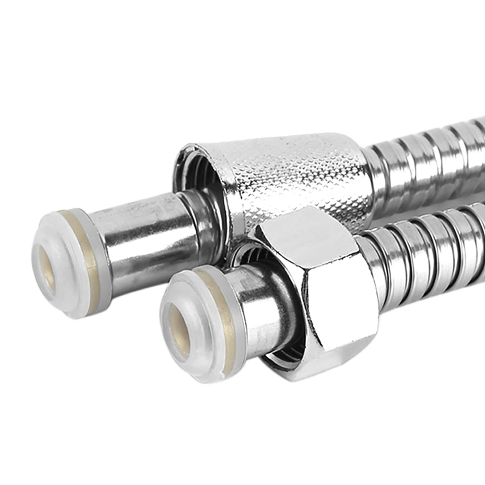 Wideskall 60 Inch Long Premium Flexible Bathroom Stainless Steel Handheld Shower Hose Walmart Com