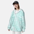 thumbnail image 5 of Gaeub Blue Bright Men's and Women's UPF 50+ Long-Sleeved Sun Protection Clothing, Fishing Shirt Long Sleeve Zip - X-Large, 5 of 9