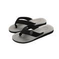 thumbnail image 3 of Men‘s Flip Flops, Color Blocking Design with Textured Non-Slip Footbed & Ventilation Grooves, for Beach, Pool, Shower, and Summer Wear Gray 43, 3 of 6