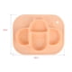 thumbnail image 5 of Plato de silicona con ventosa: plato dividido para entrenamiento de autoalimentación, cuenco y plato para bebés y niños pequeños, apto para la mayoría de las bandejas de sillas de peluquería, apto, 5 of 8