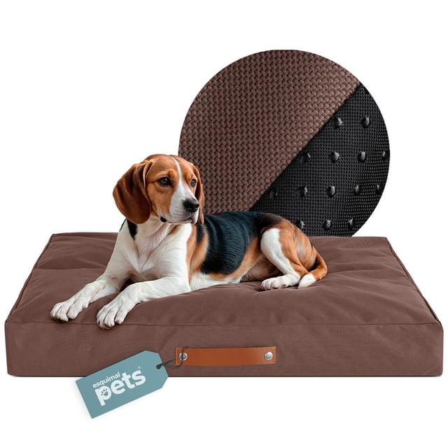 Cama Antiestrés de Foam Esquimal Café Mediana para Perro y Gato