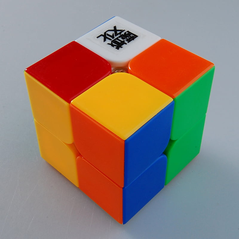 YJ MoYu LingPo 2-layers Magic Cube Puzzle Stickerless transparent 