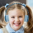 thumbnail image 2 of TEHAUX Écouteurs Fille Casque Enfants Vert ABS Microphone Intégré pour Activités Intérieures Lot de 1 Rentrée Scolaire, 2 of 8