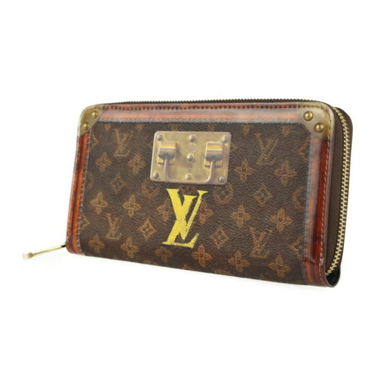 Louis Vuitton Zippy Wallet Canvas Wallet (pre-owned) in Brown