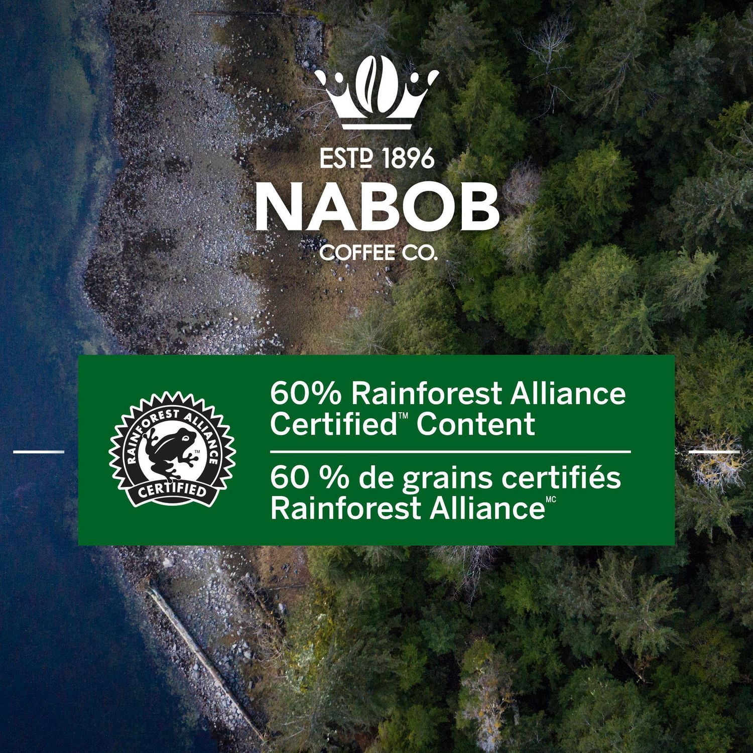 Nabob 1896 Tradition Coffee 100% Compostable Pods