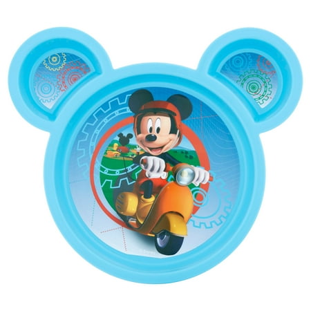 Disney Mickey Mouse Toddler Plate, Sectioned Plate,