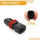 thumbnail image 5 of Conector de enchufe de sensor de velocidad de 3 pines Unique Bargains para Renault Clio 1993+, 5 of 6