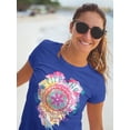 thumbnail image 4 of Pipeline Waveflower Good-Vibes Trend - T-shirt Women's, 4 of 4