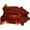 Betsy Red Brown, variant on DrumNBase Rugs 428641 6 x 5.25 ft. Vegan Cow Drum Rug, Betsy Red Brown