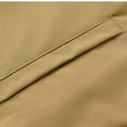 thumbnail image 6 of Lorytime Oversized Hoodies for Men Half Zip Solid Sweatshirt Long Sleeve Pullover with Pocket Loose Tops Brown S, 6 of 8