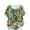Orange, variant on DeHolifer Linen Shirts for Women Short Sleeve Oversized Crewneck Tops T-Shirt Summer Beach Vacation Floral Graphic Tees Pink L