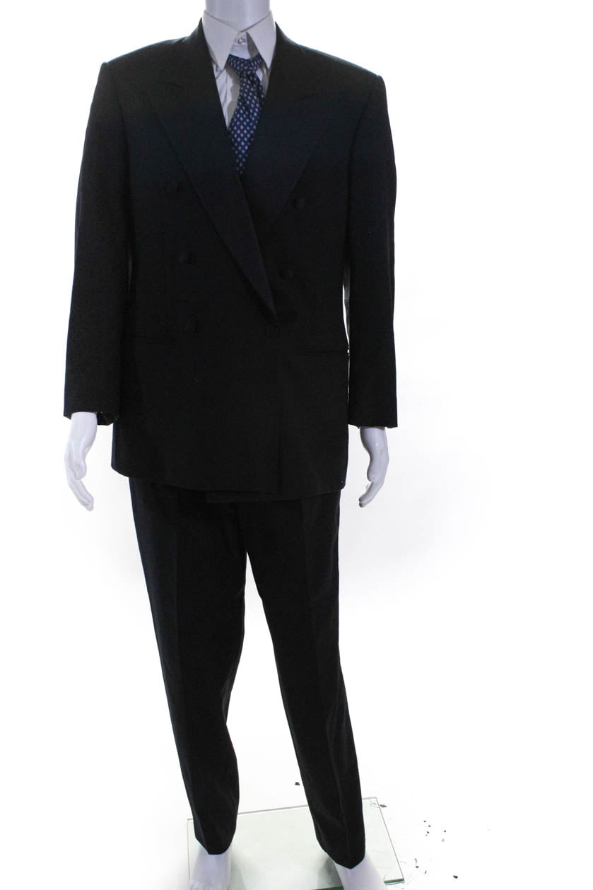 Pre-owned|Valentino Mens Wool Double 