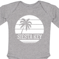 thumbnail image 4 of Inktastic Siesta Key Florida Beach Trip Boys or Girls Long Sleeve Baby Bodysuit, 4 of 5
