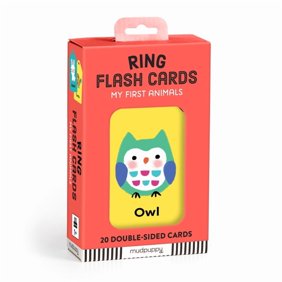 My First Animals Ring Flash Cards, (Hardcover)