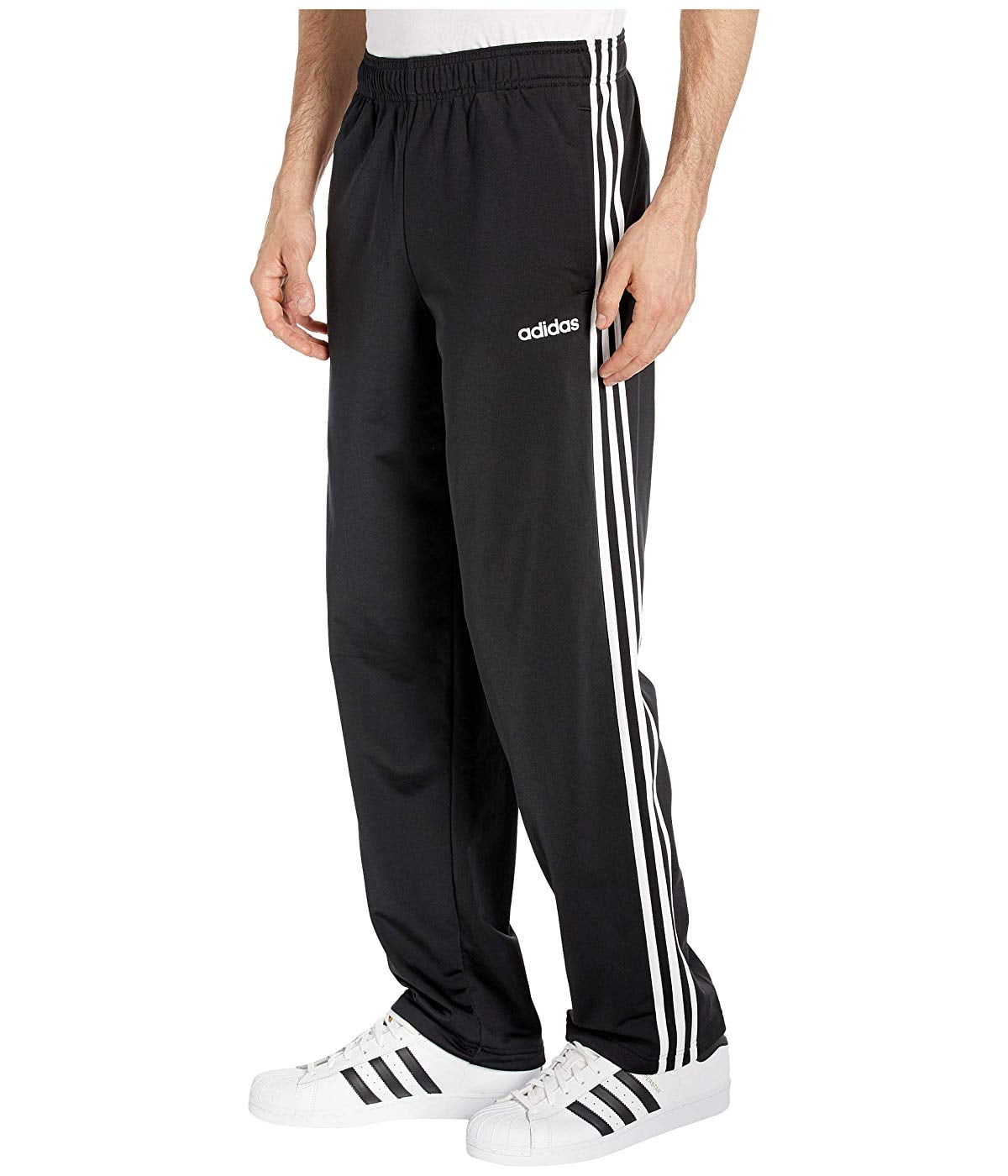 Adidas - adidas Essentials Tricot Open Hem Pants Black/White - Walmart ...