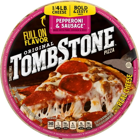 Tombstone Pepperoni & Sausage Frozen Pizza, 19.4 oz
