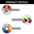 thumbnail image 3 of Tripumer 200 Pcs Pom Poms Pompoms Balls Multi color Balls for DIY Art Creative Crafts Decorations, 3 of 7